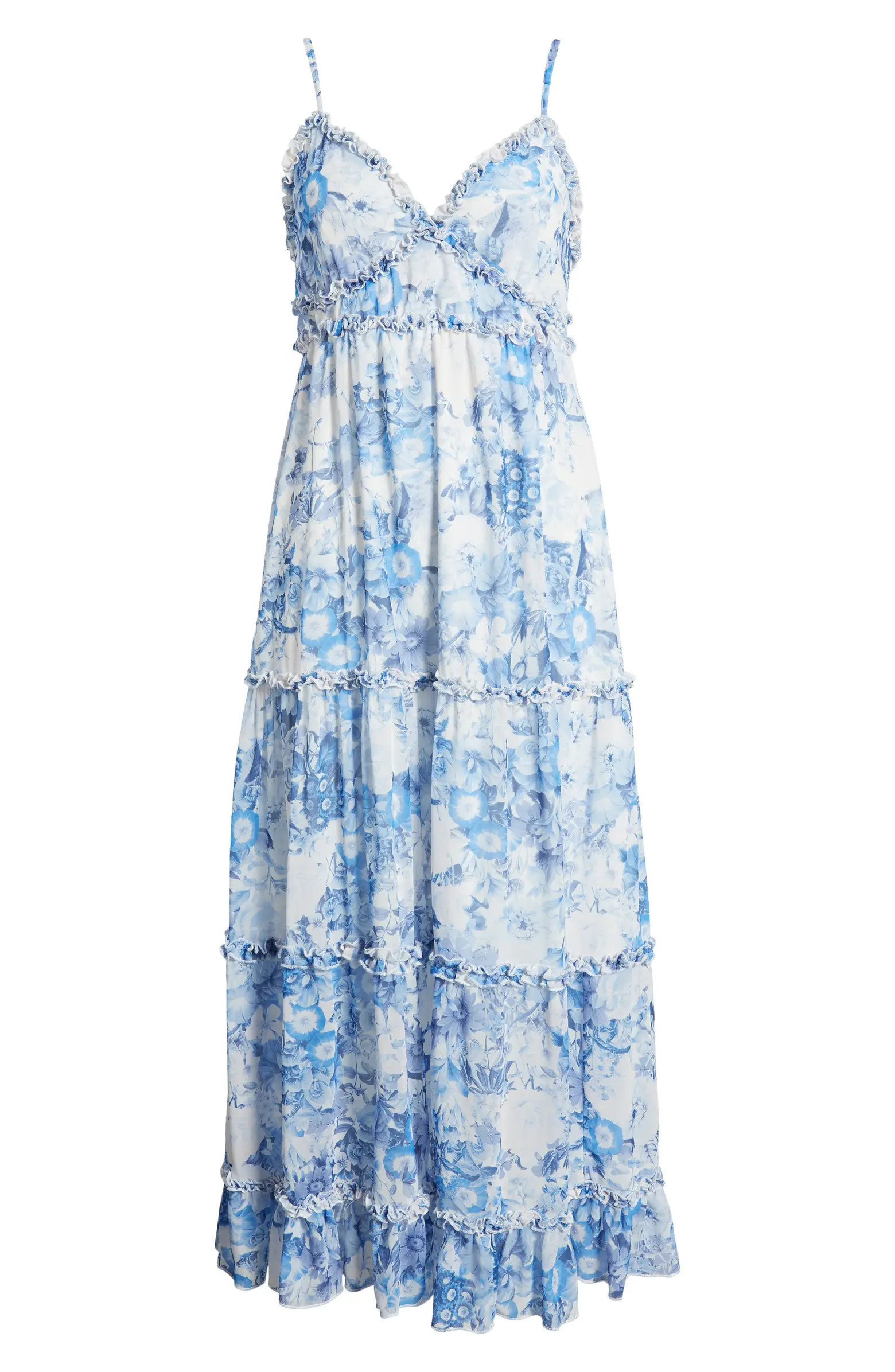 Ruffle Midi Dress | Nordstrom