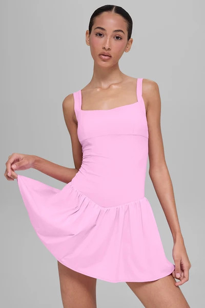 ALO | Break Point Tennis Dress in Candy Heart Pink, Size: Small | Alo Yoga