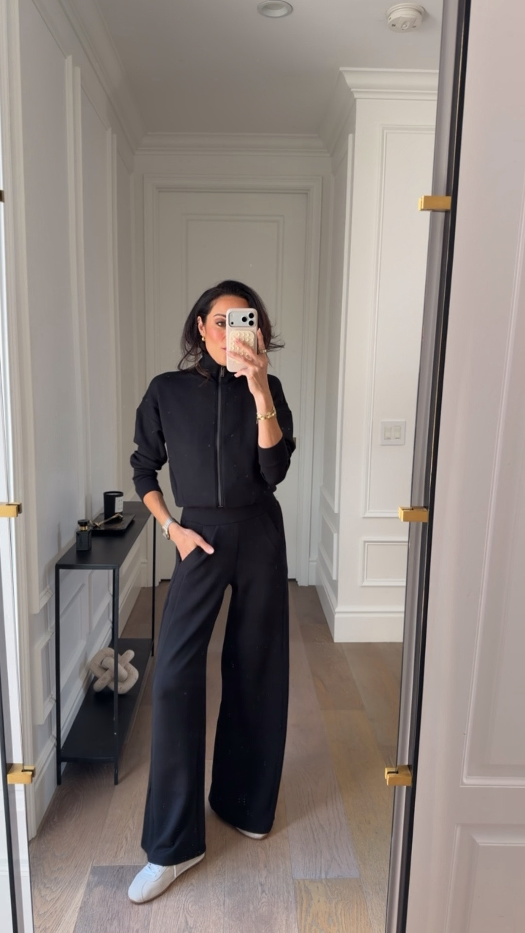 The outfit I wore for travel style on my way back home from Punta Mita! So cozy and effortless! Use code: LUCYSWHIMSXSPANX for 15% off first order!
Top XS
Bottoms XS 

#LTKOver40 #LTKSeasonal