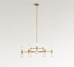 Cooper Glass Mobile Chandelier (34") | Pottery Barn (US)