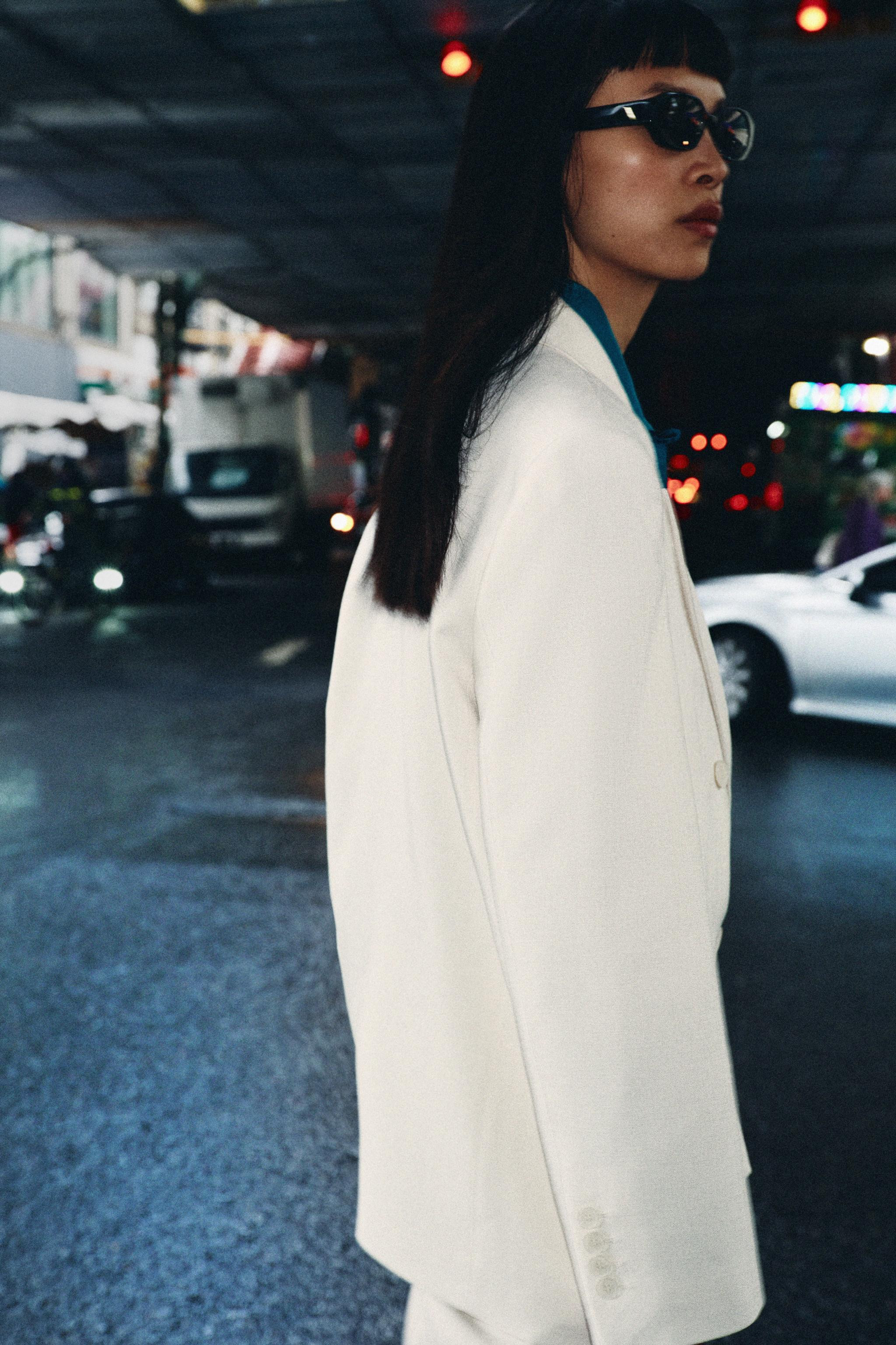 ZW COLLECTION TOPSTITCHED STRAIGHT PANTS | Zara US