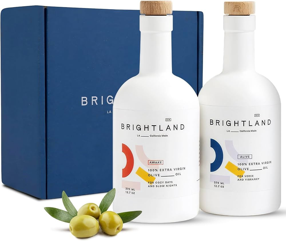 Brightland California Extra Virgin Olive Oils, The Duo – First Cold-Pressed Made with Early-Har... | Amazon (US)