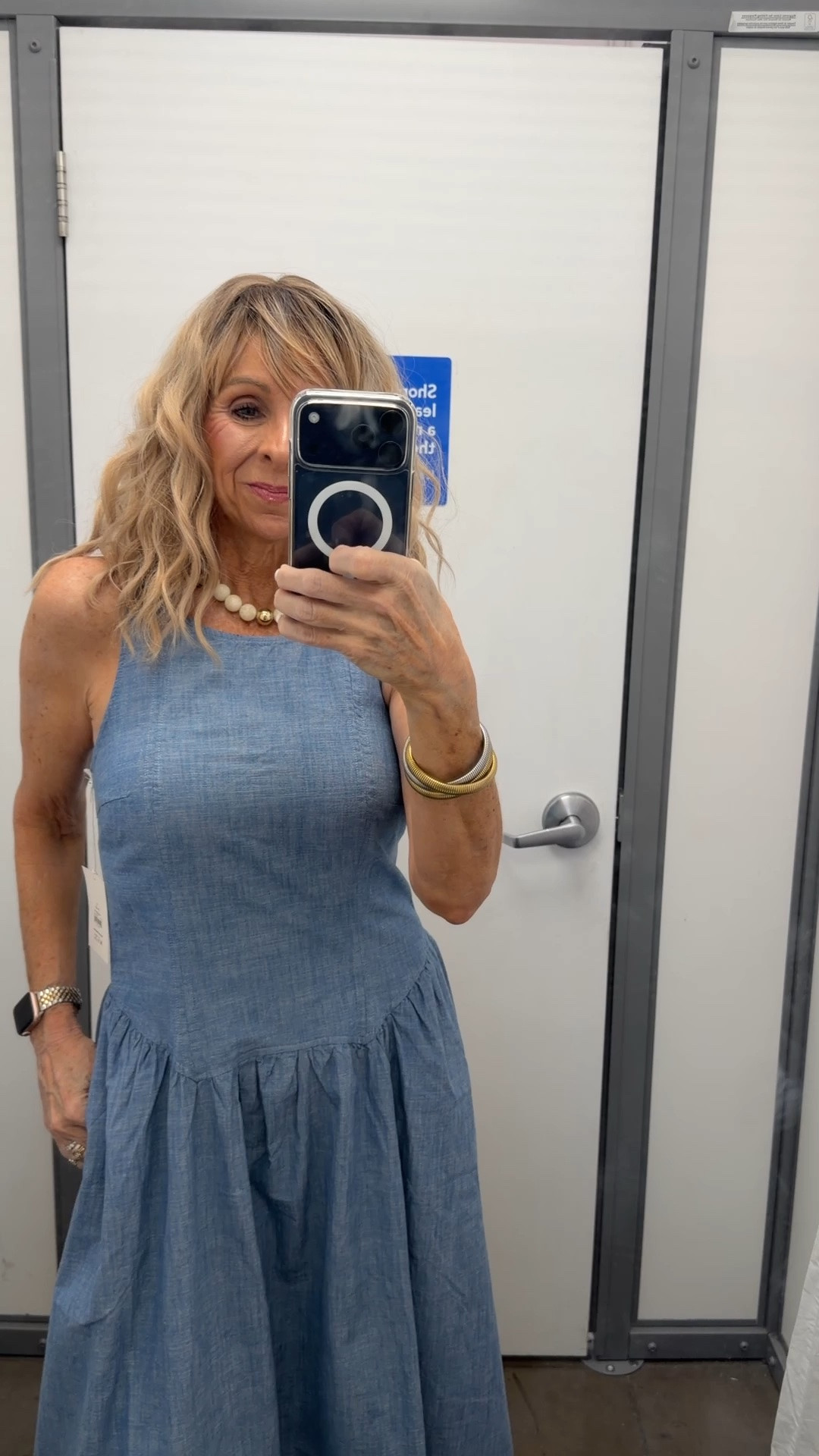 Fell in love with this dress. Runs TTS. Love that I can wear a regular bra!

#LTKOver40