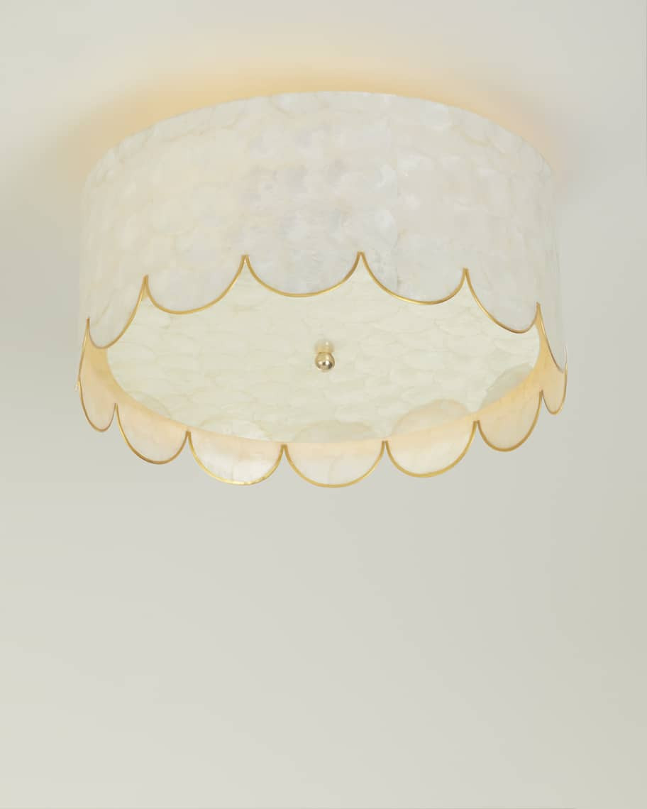Scallop Flush Mount | Horchow