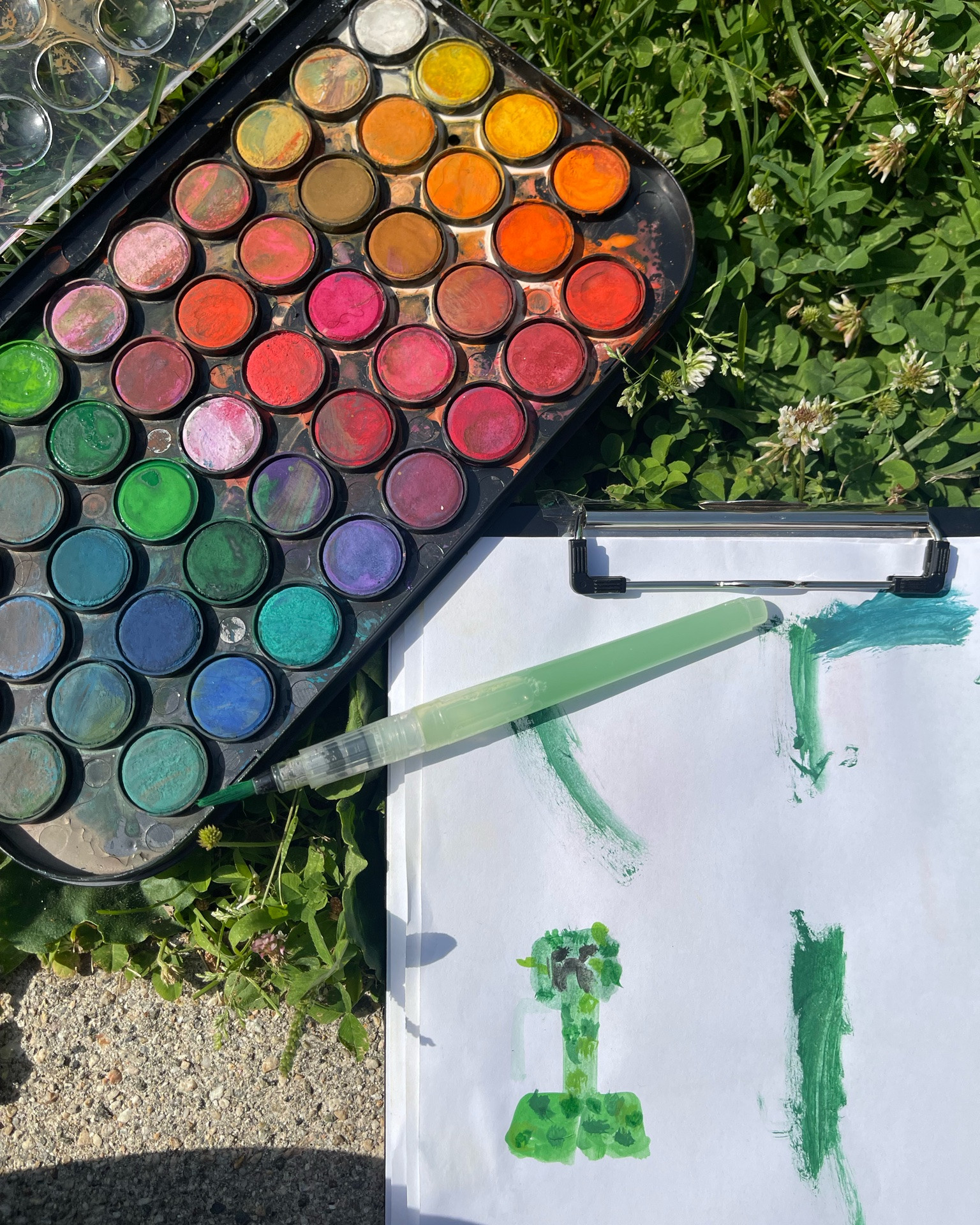 Watercolors for kids, watercolor paint brush that holds the water for easy travel and less mess! Homeschool supplies, school supplies, summer activities

#LTKmomlife #LTKTravel #LTKKids