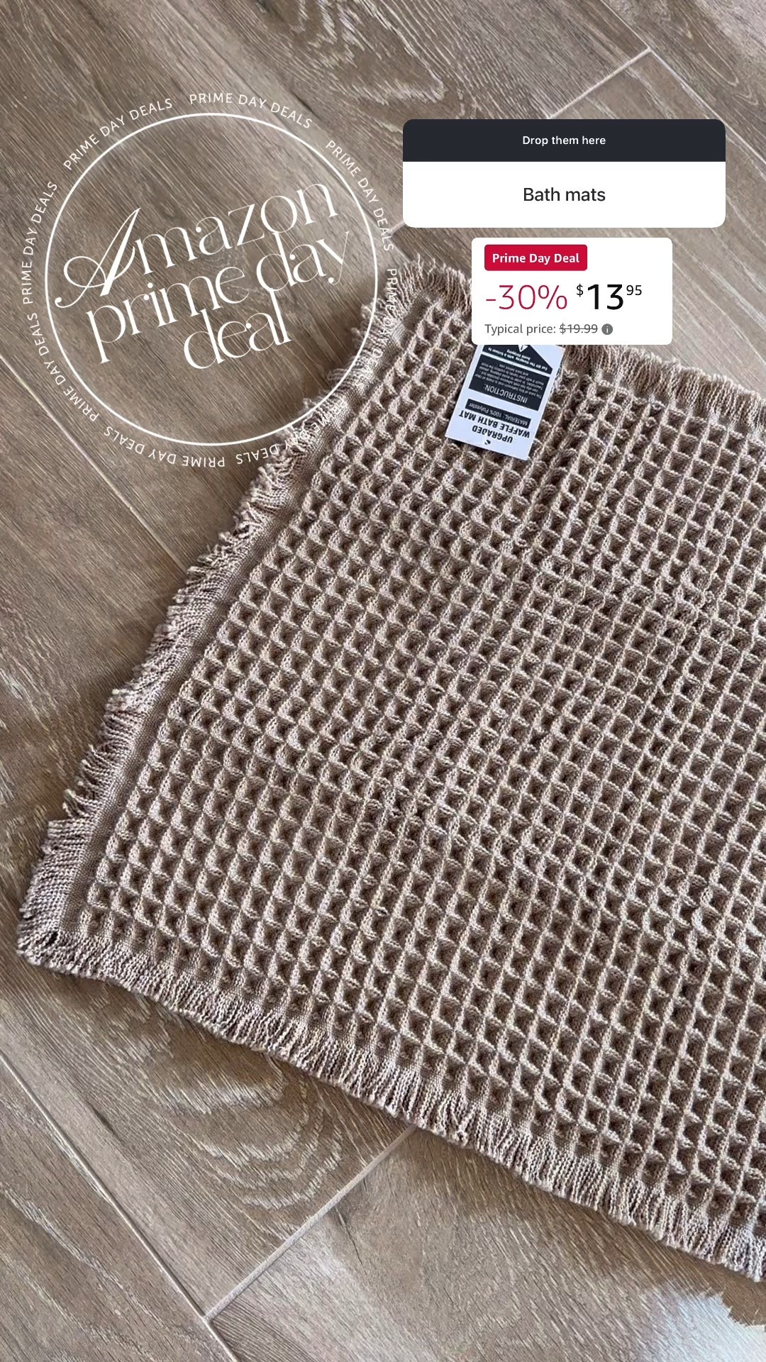 These bath mats are the BEST! Have them in the beach bathrooms and always get compliments. They’re non slip / grippy and absorbent. They come in tons of colors and sizes too! Grab them now on sale for Amazon prime day 🛒🤍✨

#AmazonPrimeDay #PrimeDay #Amazon #AmazonHome #AmazonFinds #BathroomMat #BathroomRug #Bathroom #Bathmat #BathroomDecor

#LTKHome #LTKSaleAlert #LTKFindsUnder50