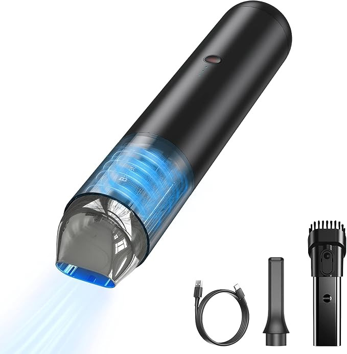 Baseus Car Vacuum Cleaner, Handheld Vacuum Cordless 135W High Power Portable Small Mini Rechargea... | Amazon (US)