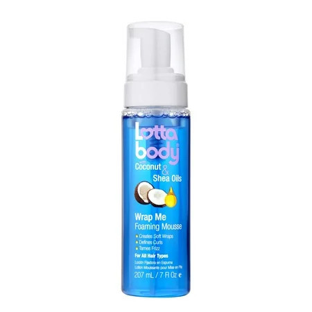 Lottabody Wrap Me Foaming Curl Mousse with Coconut and Shea Oil, 7 fl oz | Walmart (US)