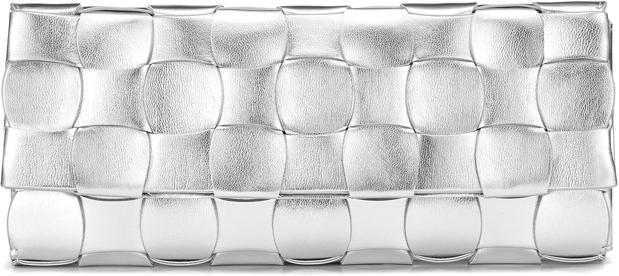 CHUNLI Woven Evening Clutch Purses for Women, PU Crossbody Shoulder Purse Handbag for Evening, Fo... | Amazon (US)