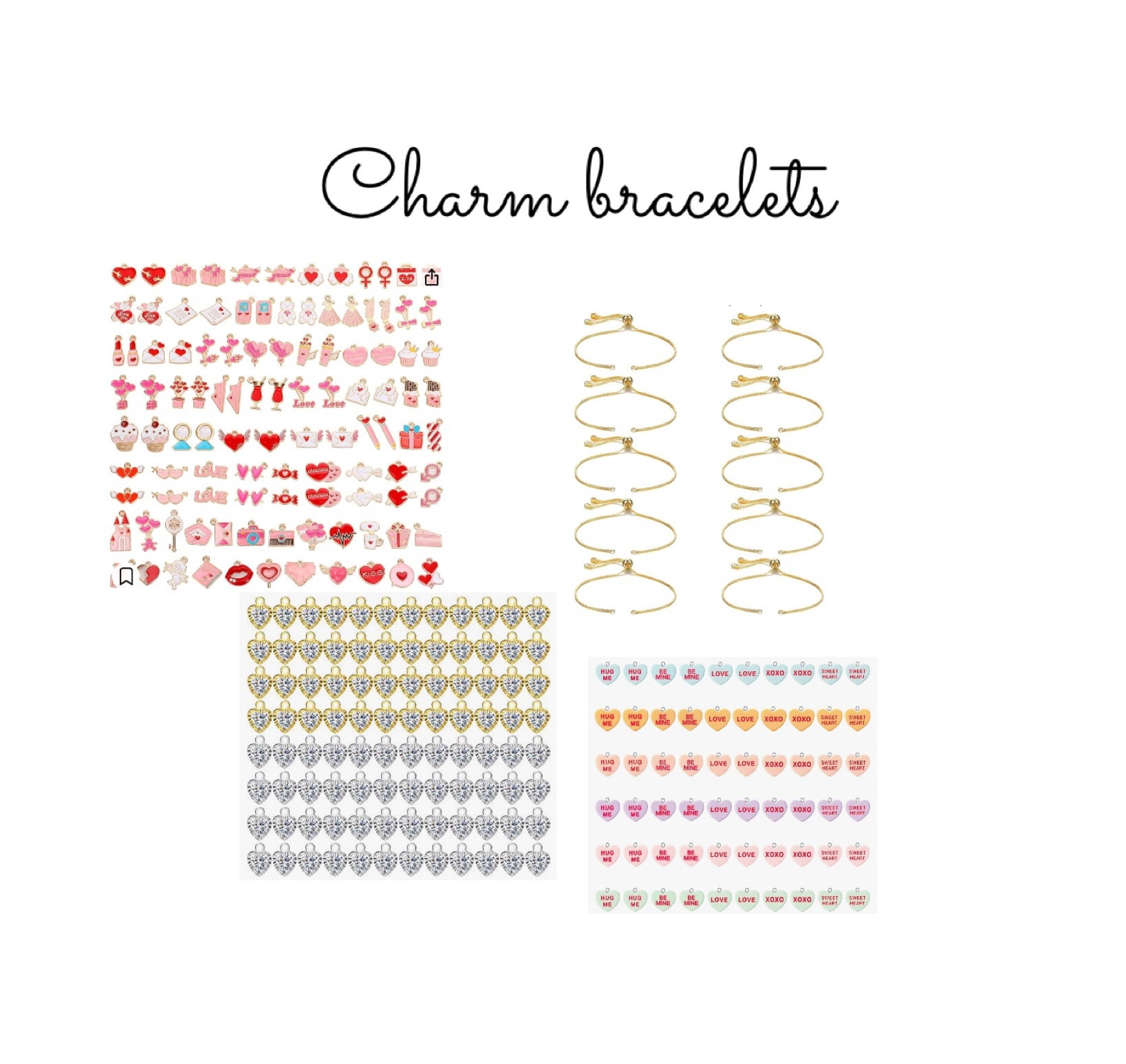 Valentine’s charm bracelet, jewelry making 

#LTKGiftGuide #LTKkids