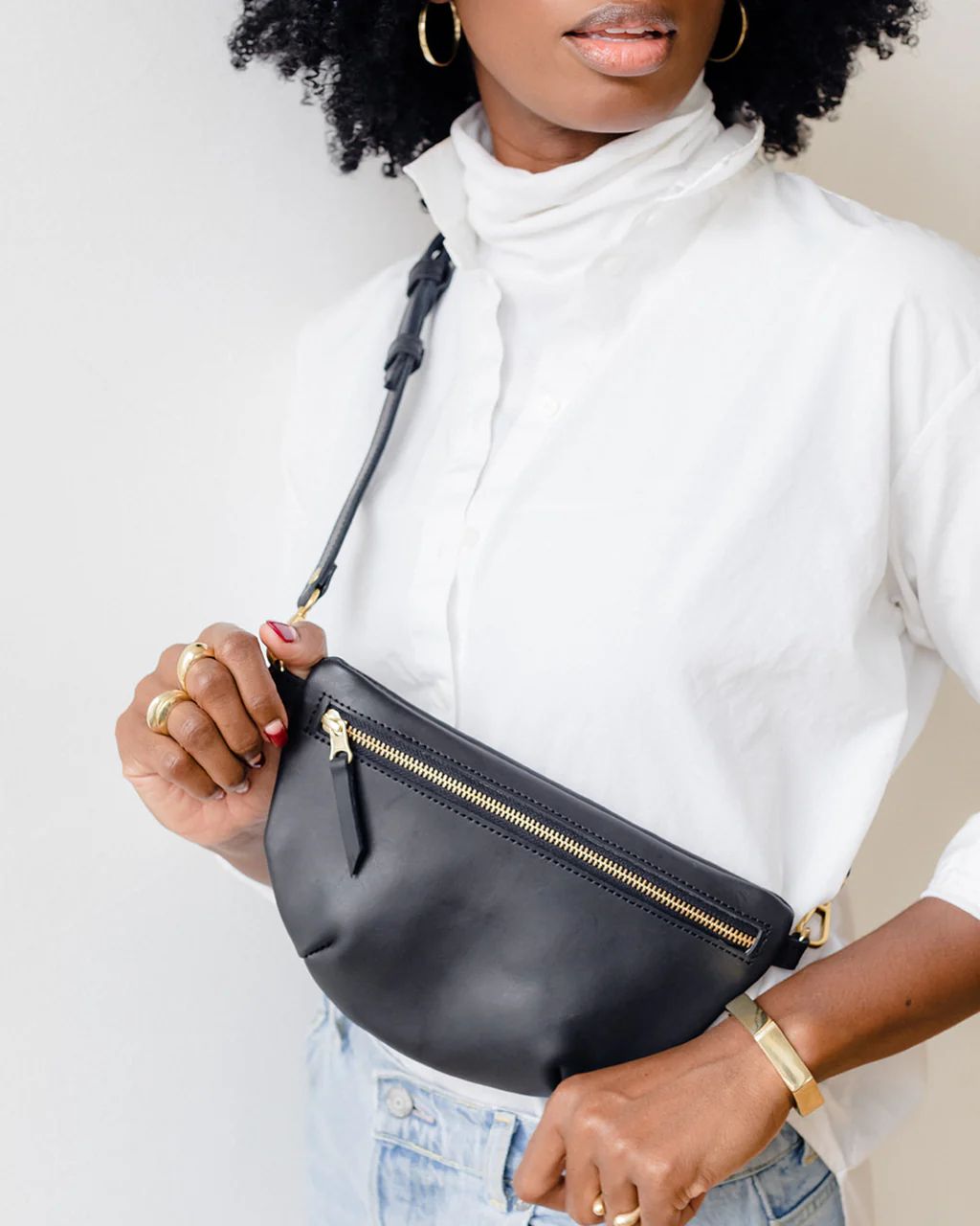 Sling Bag, Black | Abby Alley