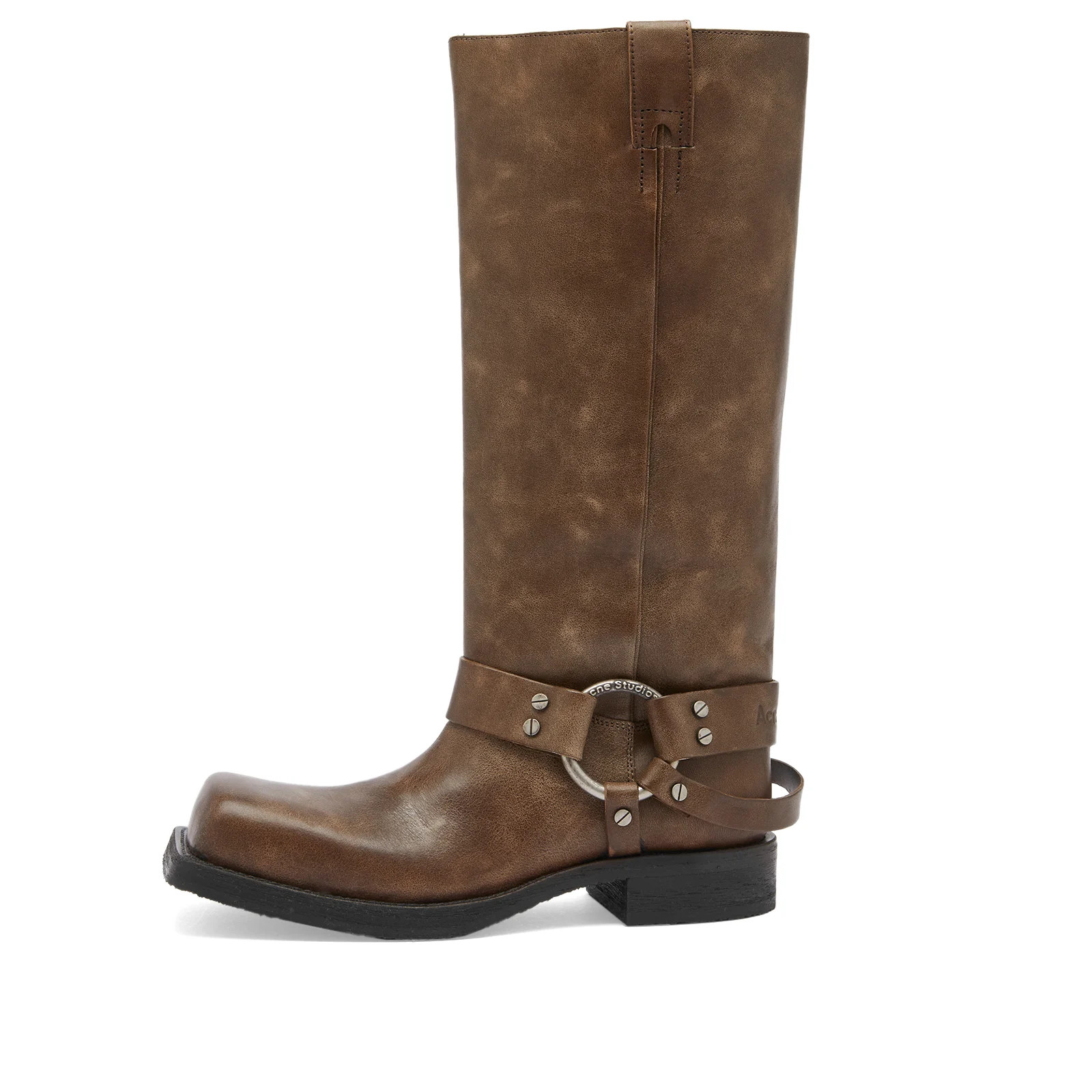 Acne Studios Women's Biker Boot in Greige, Size EU 41 | END. Clothing