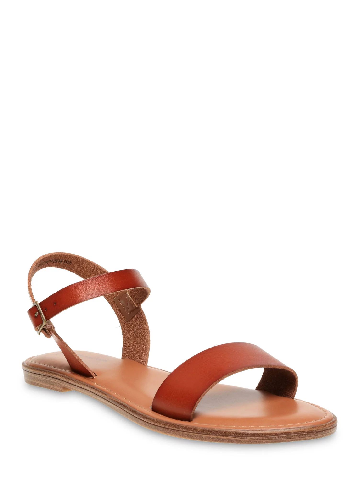 Time and Tru Ankle Strap Sandal (Women's) | Walmart (US)