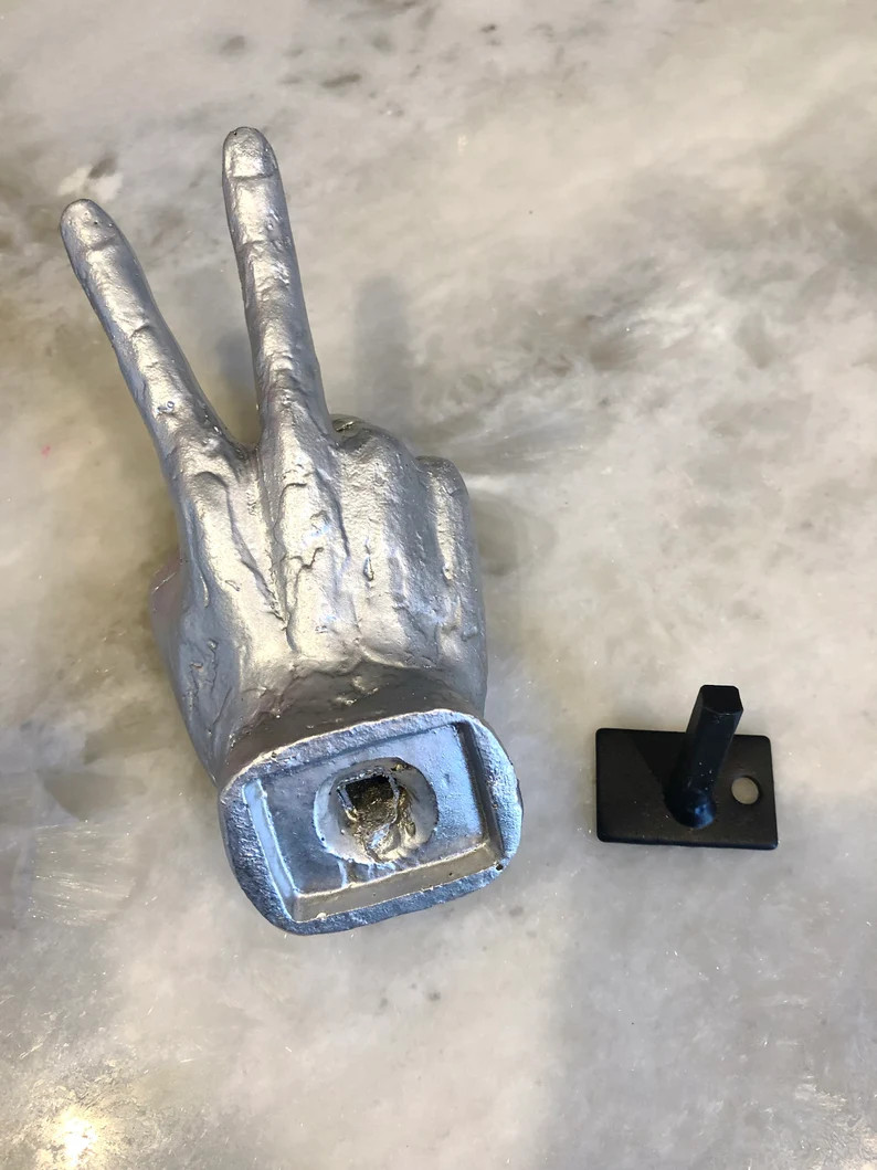 Rock on and Peace Wall Hands | Wall Art | Eclectic Decor | Gallery Wall Art | Rock on Hand | Peac... | Etsy (US)