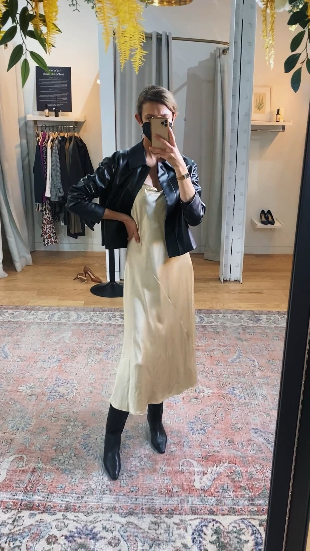 Love this cropped vegan leather jacket with this slip dress! Get 20% off both with code DISTRICTOFCHIC20 

#LTKsalealert #LTKstyletip #LTKSeasonal