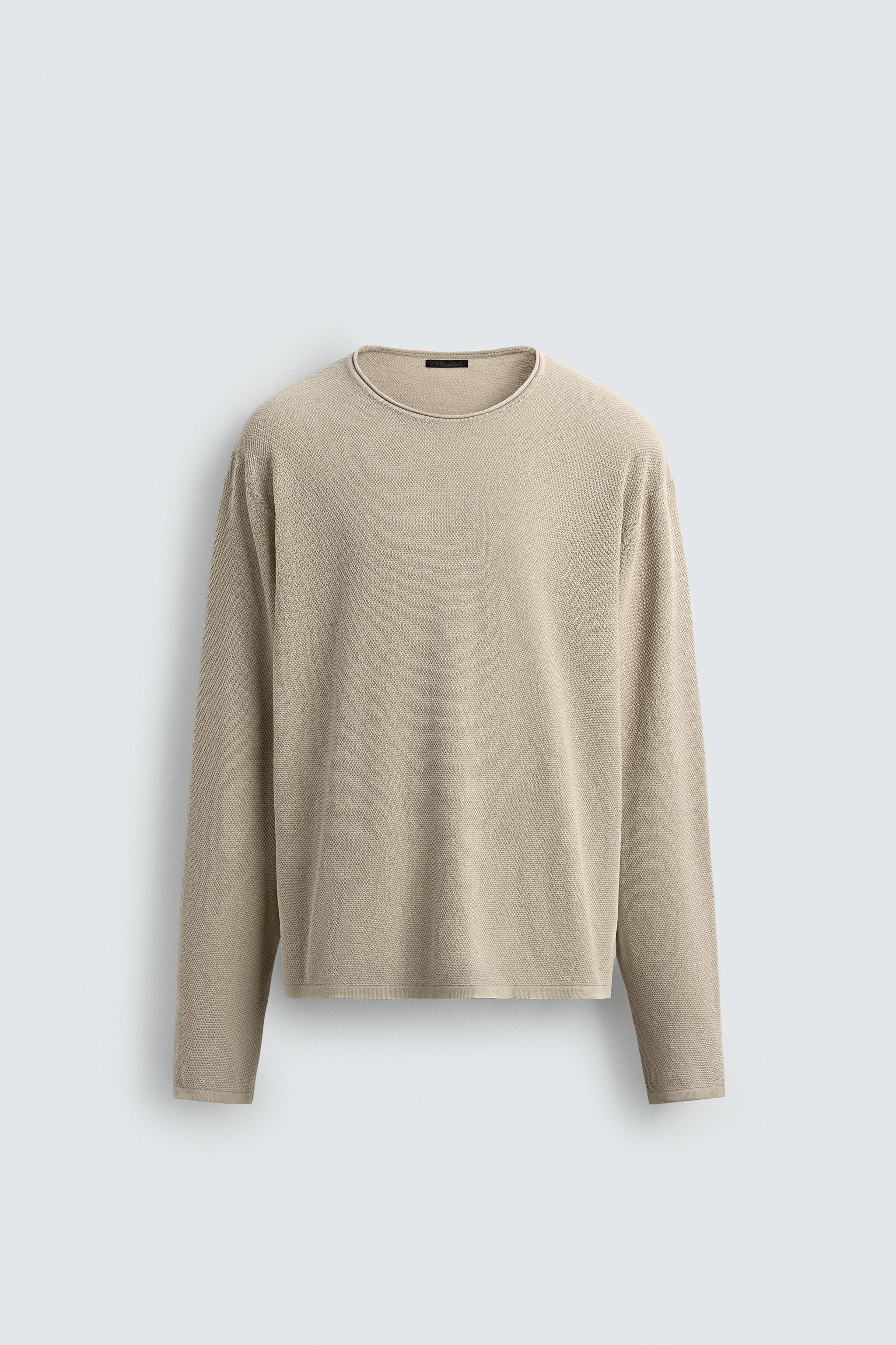 WASHED TEXTURED SWEATER | Zara US