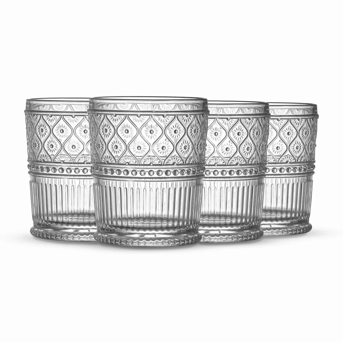 Claro 12 oz Double Old Fashioned Glasses (Set of 4) | Wayfair North America