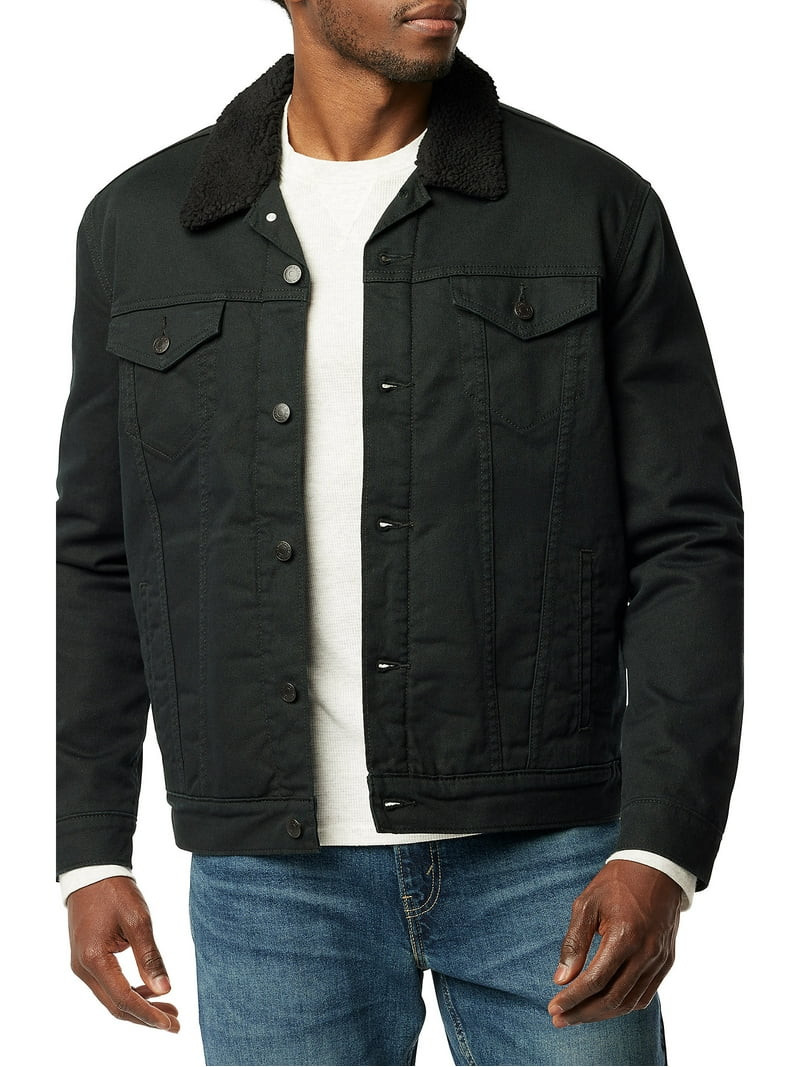 Levi Strauss Signature Men's Faux Shearling Trucker Jacket | Walmart (US)