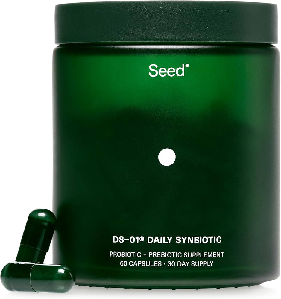 Seed DS-01 Daily Synbiotic - Prebiotic and Probiotic for Women & Men - Digestive Health, Gut Heal... | Amazon (US)