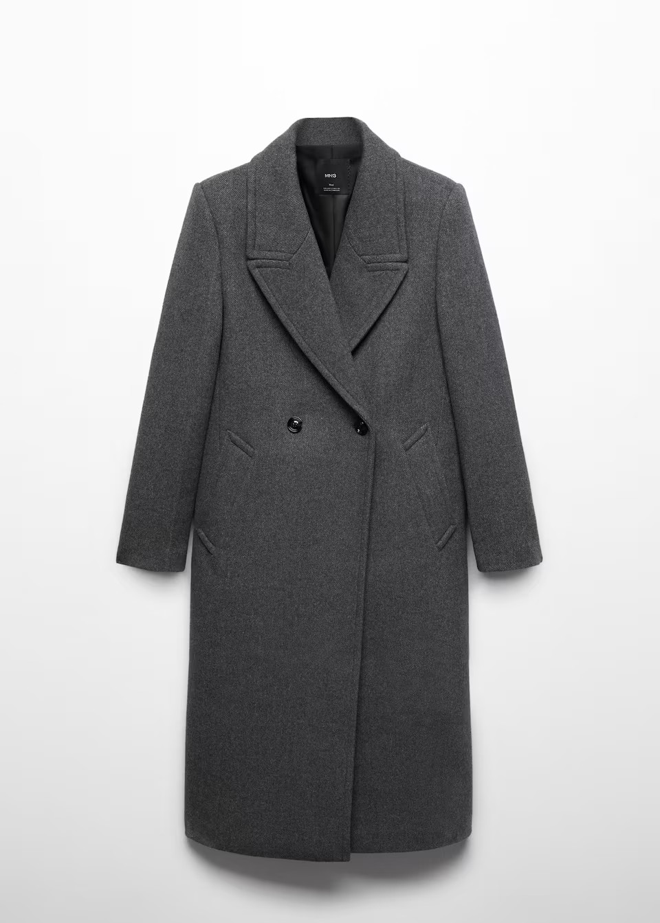 Lapels wool coat -  Women | Mango USA | MANGO (US)