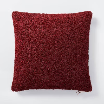 Boucle Throw Pillow with Exposed Zipper – Threshold™ designed with Studio McGee | Target