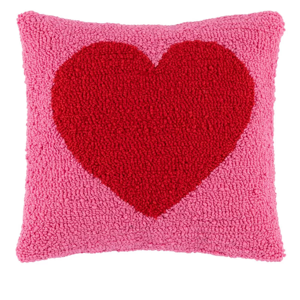 Shiraleah Pink and Red Heart Pillow | Target