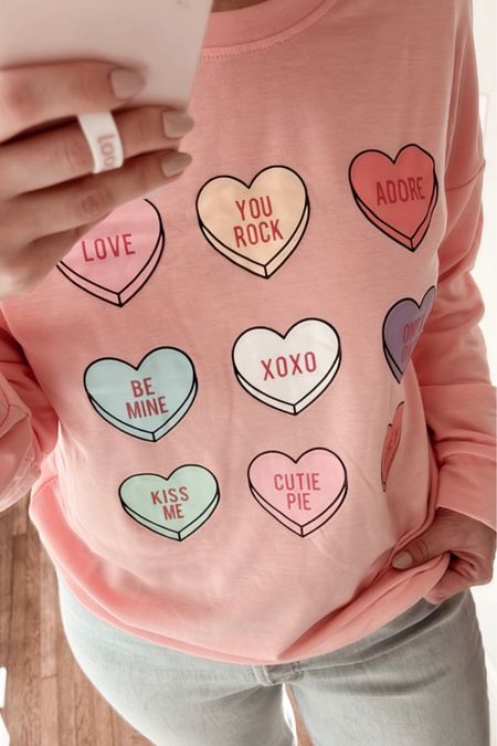 LOVE this Valentine crewneck ! Valentine’s Day shirt Amazon find

#LTKmidsize #LTKfamily #LTKSeasonal