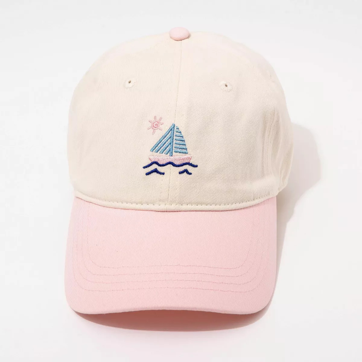 Sail Boat Hat - Frasier Sterling Cream/Pink | Target