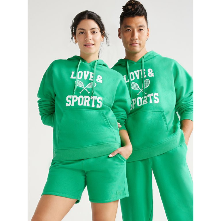 Love & Sports All Gender Pullover Graphic Hoodie, S-XXXL | Walmart (US)