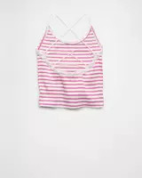 AE Strappy Go Lucky Cropped Lace Tank Top | American Eagle Outfitters (US & CA)