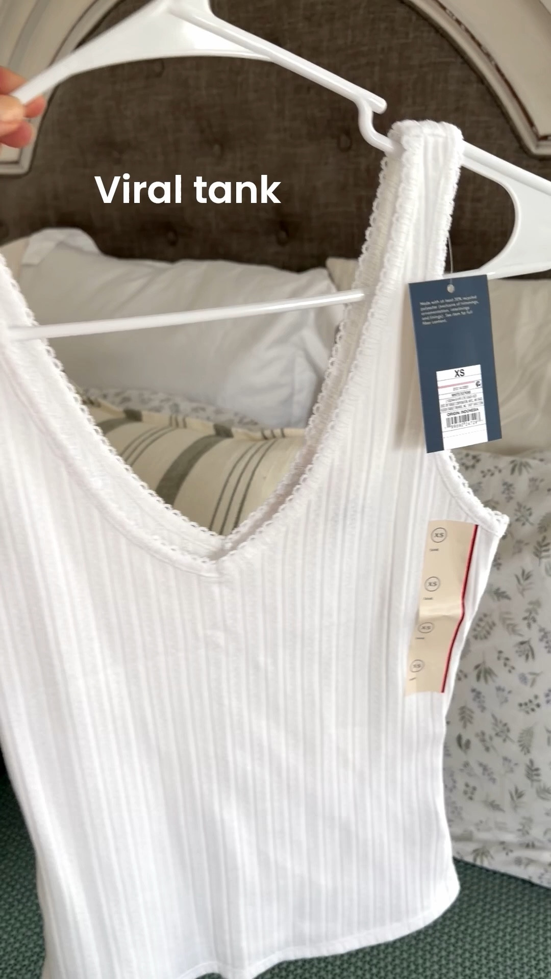 Women’s western deep V white tank top. 

Currently trending! Lace eyelet detail trimming, 58% cotton, vertical ribbed with detailing. 

TTS. I got an XS.

Ltkshop ltktarget ltktops 

#LTKSaleAlert #LTKMothersDay #LTKootd