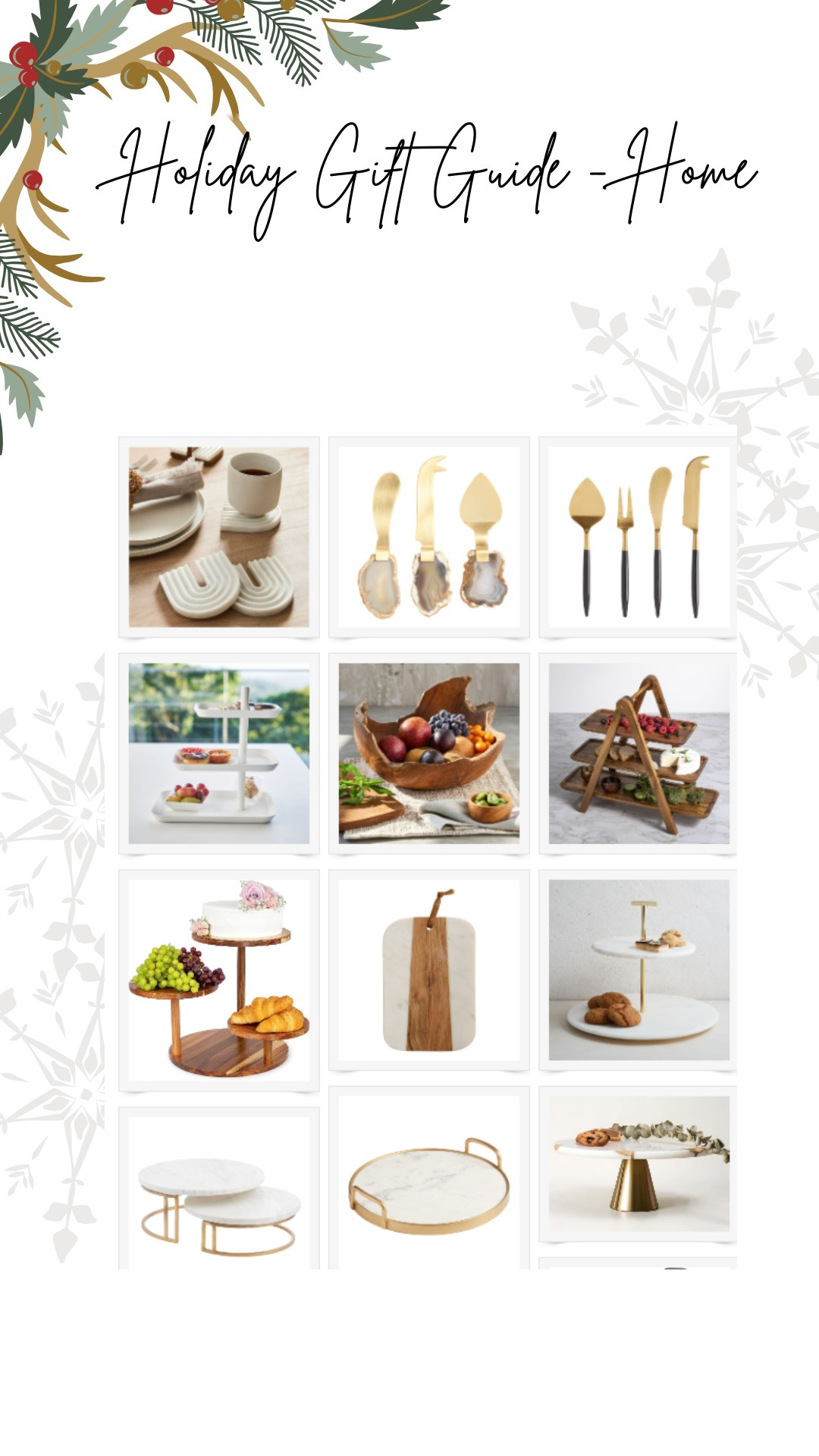 Holiday Home Serveware - Part 2

🎄✨ "Holiday Gift Picks to Make Every Home Extra Special!" 🎁🏡

This holiday season, give the gift of comfort, style, and joy! 🌟 I’ve put together a simple guide with amazing finds—from cozy decor and kitchen essentials to unique home accessories that stand out. 🛋️🍴

 Let’s make homes brighter together! 💕 #HolidayGiftGuide #HomeSweetHome #GiftIdeas2024
 

 #LTKCyberWeek #LTKHoliday #LTKHome