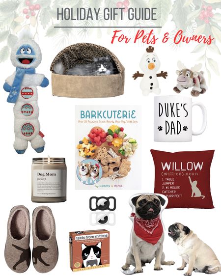 It’s time for our gift guide for pets and their owners! We’ve put together a fun collection of gift ideas for dog, cats and their pet parents. These are just some of them - there are more in the blog post! 

#LTKHoliday #LTKSeasonal #LTKGiftGuide