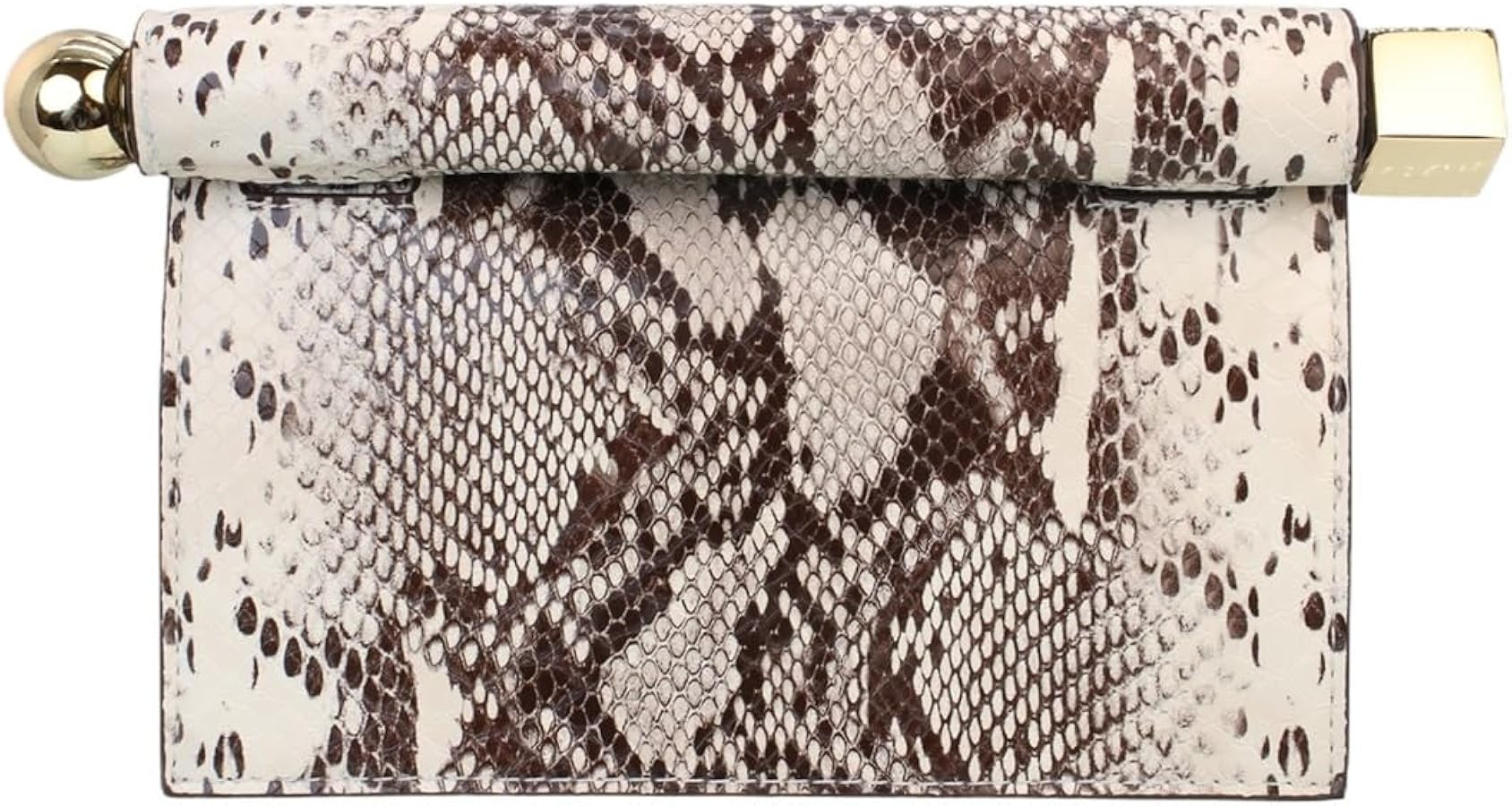 Trendy PU Leather Clutch Bag for Women Versatile Folding Evening Purse Metal Decoration Crossbody... | Amazon (US)