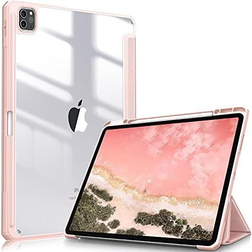 Fintie Hybrid Slim Case for iPad Pro 12.9-inch 5th Generation 2021 - [Built-in Pencil Holder] Sho... | Amazon (US)