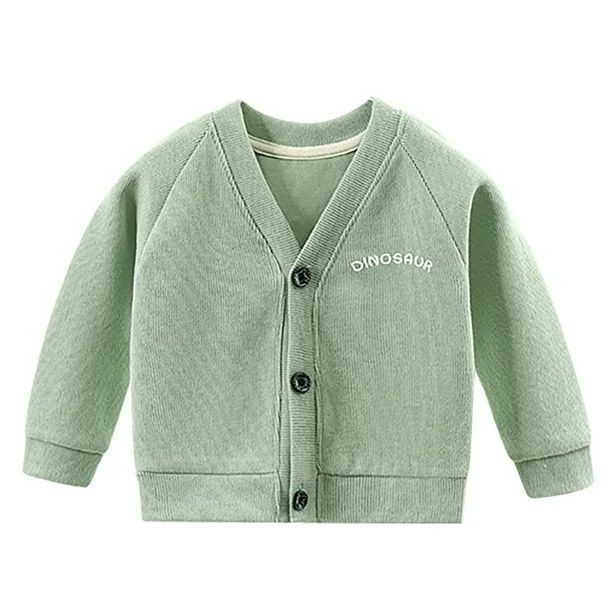 PEZHADA Spring Autumn Baby Boys Girls Printed Cartoon Knitwear Cardigan Casual Jacket （6 Months... | Walmart (US)
