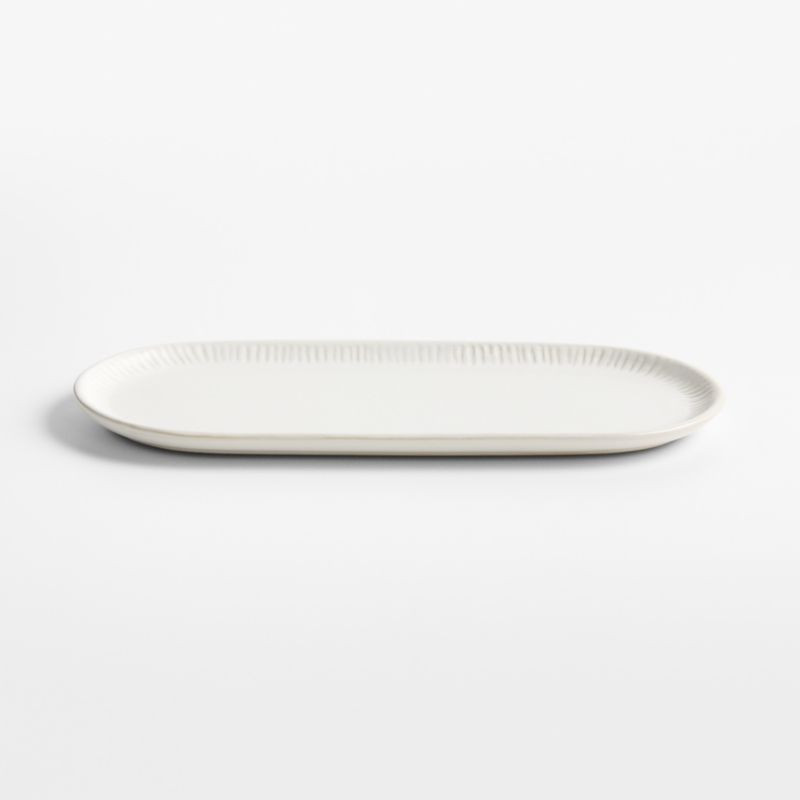 Clean by Crate Ivory Ceramic Sink Caddy Tray | Crate & Barrel