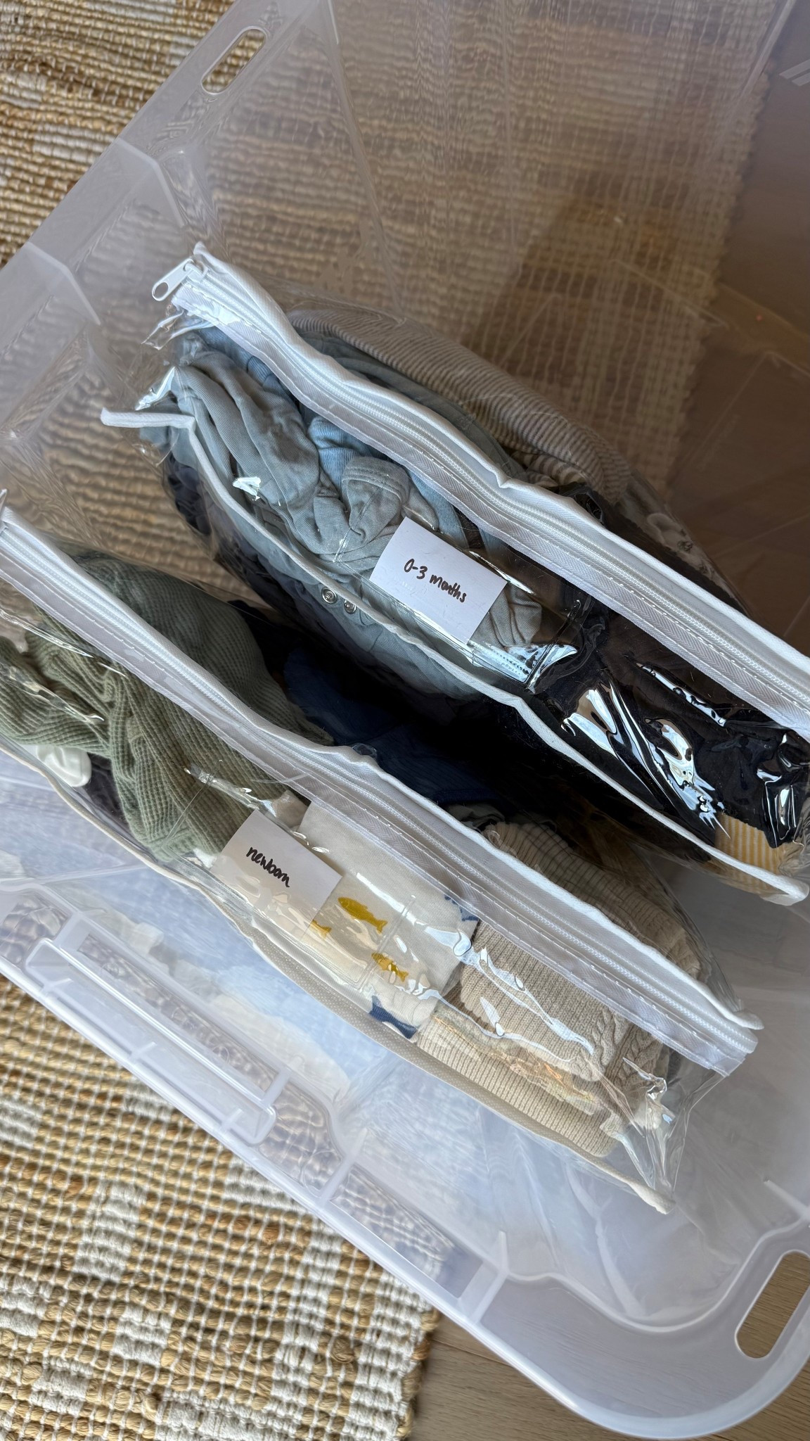 Storing baby clothes! Saw this idea from Mackenzie Hyland and love it, so helpful or organized! 

#LTKmomlife #LTKBaby