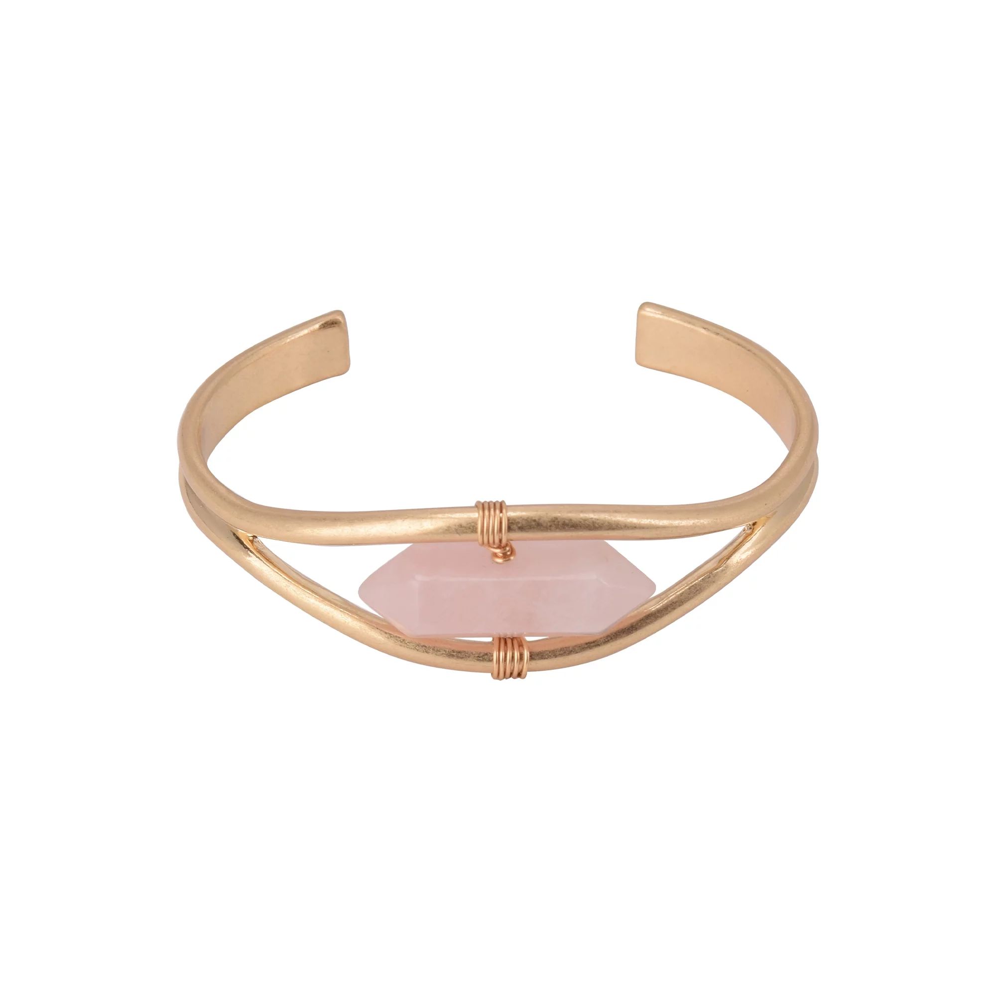 The Pioneer Woman - Women's Jewelry, Gold-tone Semi-precious Cuff Bracelet | Walmart (US)
