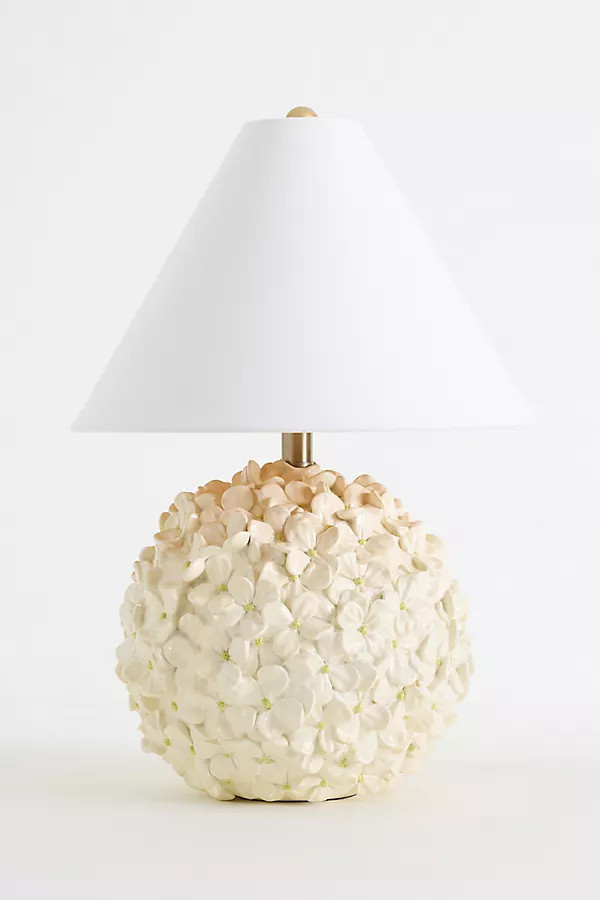 Aster Hydrangea Table Lamp | Anthropologie (US)