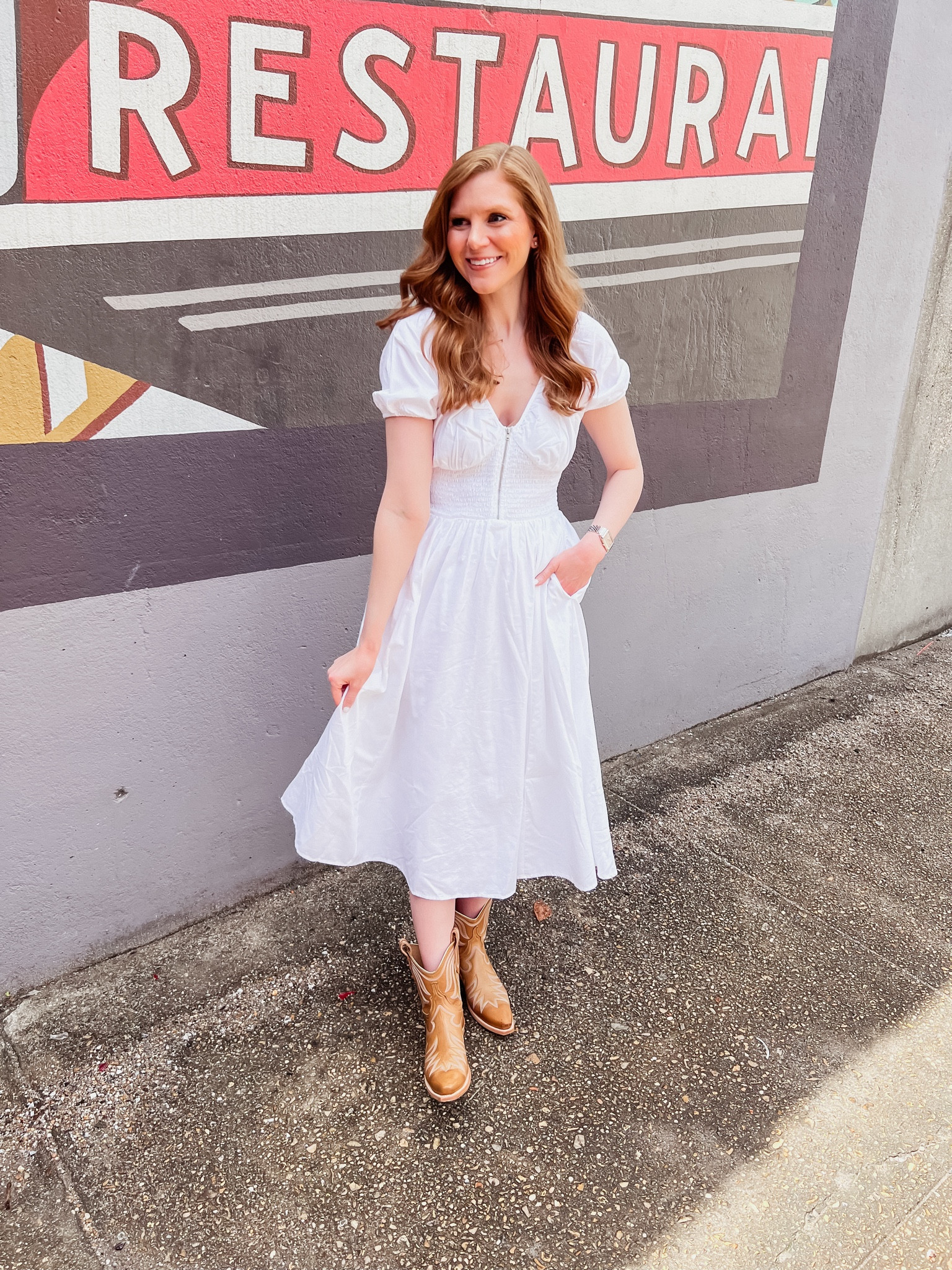 the perfect LWD everyone needs in their closet🤍✨
#summerfashion #casuallooks #sundresses #summerdresses #LWD #summertrends #summeroutfits #mididress  #booties #amazonfashion #whitedresses #flowydresses #amazonfinds #mylucchese


#LTKShoeCrush #LTKStyleTip #LTKFindsUnder100