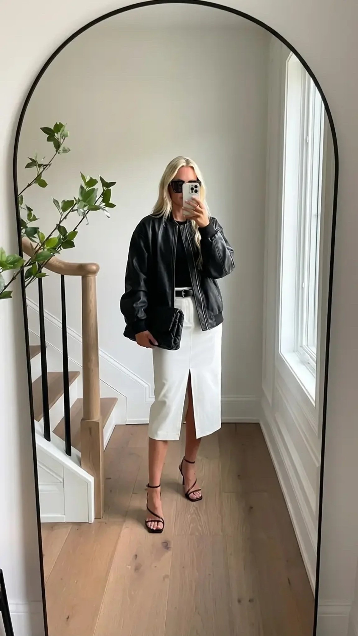 black-leather-bomber / white-midi-skirt / monochrome-chic / minimalist-style / quiet-luxury-aesthetic / effortless-elegance / modern-feminine / polished-look / neutral-outfit / sleek-silhouette / city-chic-style / elevated-basics / timeless-fashion / street-style-chic / structured-jacket / classic-black-and-white / sophisticated-outfit / refined-style / luxury-inspired / fashionable-minimalism / chic-day-to-night / elegant-streetwear / pinterest-style / instagram-fashion / confident-style / modern-classic / stylish-minimal / fashion-forward-look / understated-glam / trendyheidi-style

Hashtags

#QuietLuxury
#BlackAndWhiteStyle
#LeatherJacketOutfit
#MinimalistFashion
#EffortlessChic
#StreetStyleInspo
#ModernElegance
#TimelessStyle
#ChicStreetStyle
#LuxuryInspired
#NeutralStyle
#ClassicOutfit
#SophisticatedStyle
#FashionAesthetic
#StyleInspoDaily
#PinterestFashion
#ElegantMinimalism
#OutfitInspiration
#CityChic
#TrendyHeidi

If you want, I can als

#LTKFestival #LTKSpringSale #LTKdayinmylife