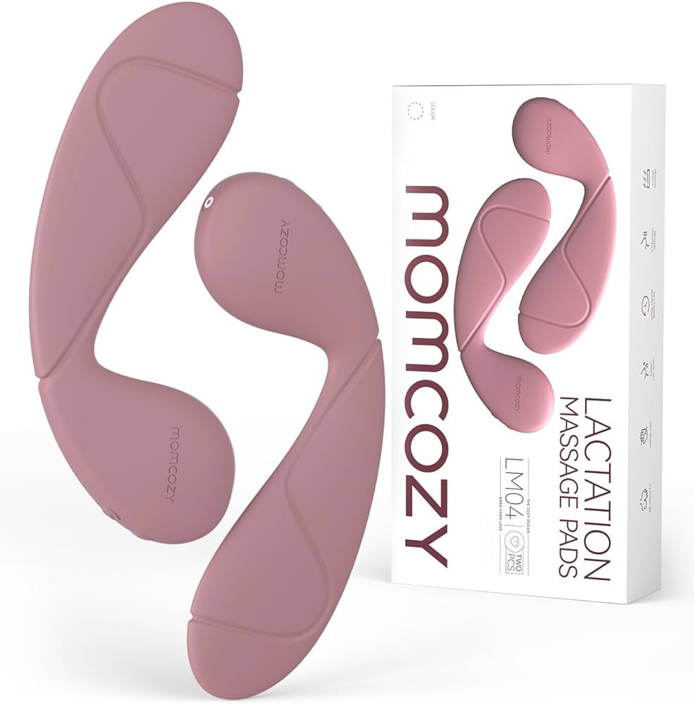 Momcozy Hands-Free Lactation Massager, Enhanced Heat & Vibration Area for Improved Milk Flow, Sof... | Amazon (US)