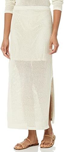 The Drop Women's Halle Crochet Midi Skirt With Side Slit | Amazon (US)