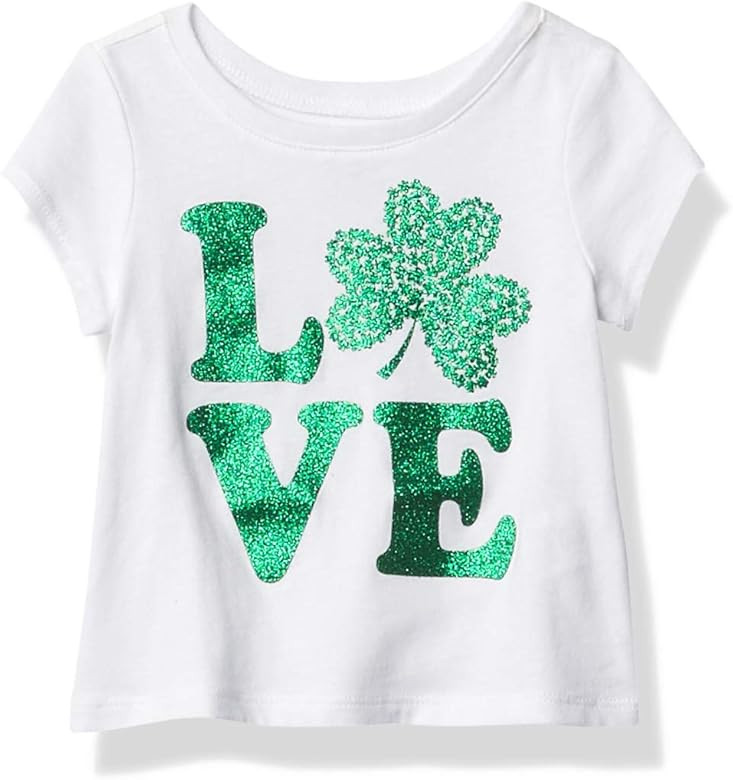 The Children's Place Girls' Baby and Toddler St. Patrick's Day Graphic Tee | Amazon (US)