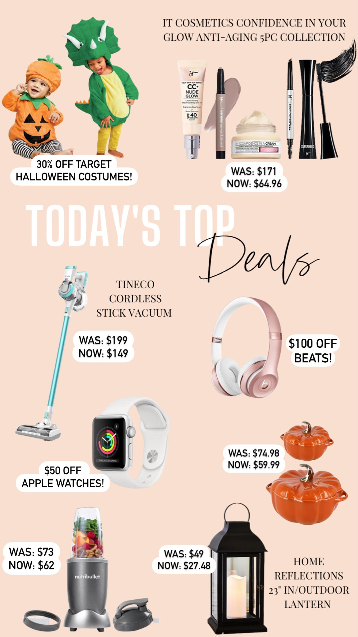 Target Halloween costumes are 30% off today //QVC Fall decor sales // Walmart electronic sale // Tineco vacuum sale // airports // beats headphones 

#LTKSeasonal #LTKHalloween #LTKsalealert