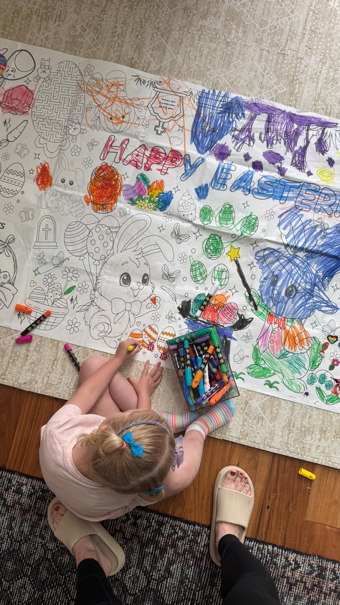 This Easter coloring sheet from Amazon is our current quiet time activity! #kidsgifts #easterbasket 

#LTKKids #LTKFamily