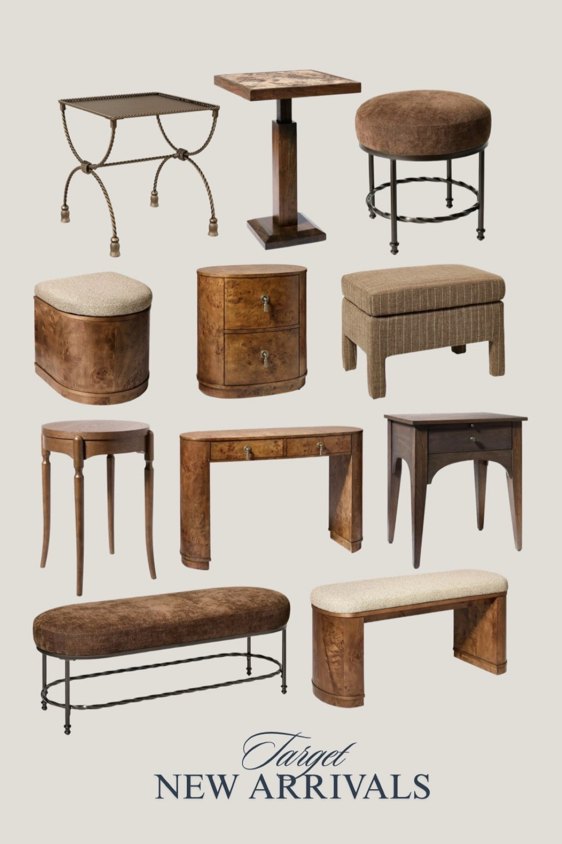 New Studio McGee furniture! 

Side table, console, accent chair, ottoman , drink table, target 

#LTKHome