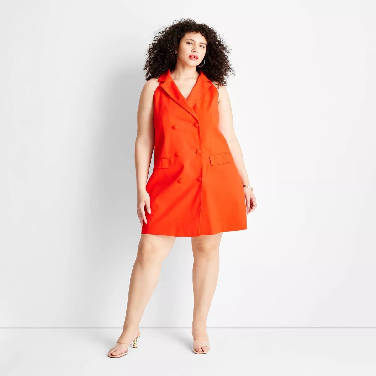 Women's Sleeveless Blazer Mini Dress - Future Collective™ with Jenee Naylor Red | Target