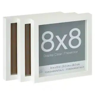 3-Pack White  8" x 8" Shadow Boxes, Fundamentals By Studio Décor® | Michaels | Michaels Stores